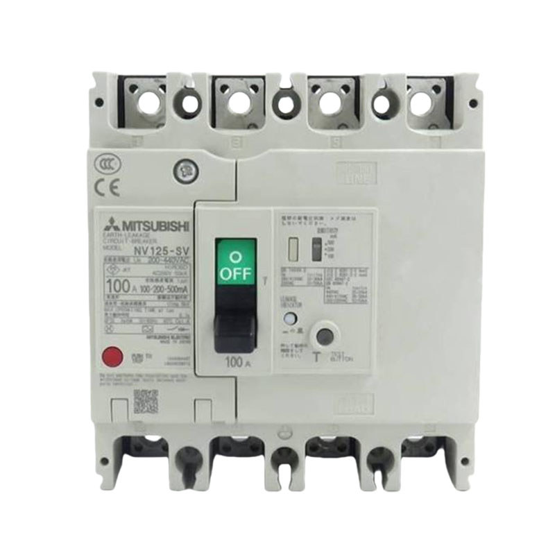 คุณภาพสูง Earth-Leakage Circuit Breaker NV125-SV 3P 4P 15A 16A 20A 30A 32A 40A 50A 60A 63A 75A 80A 1