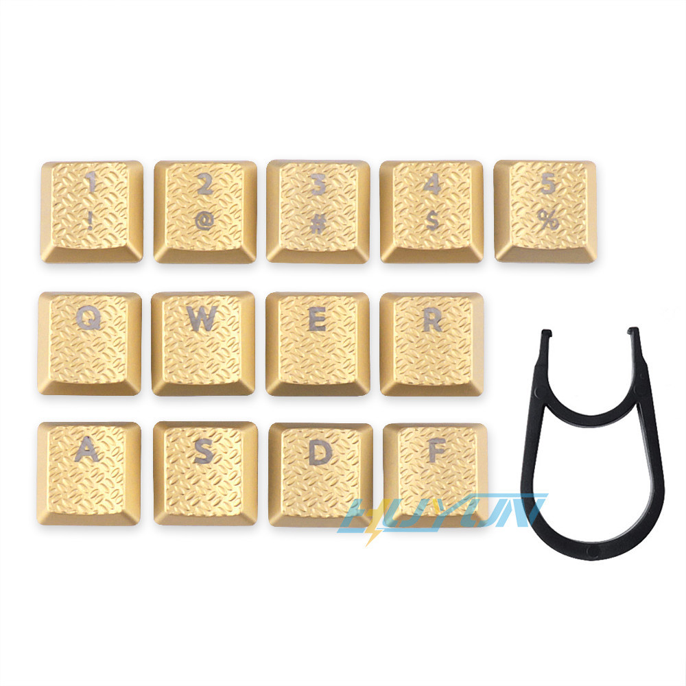 ยี่ห้อใหม่โปร่งแสง Custom Keycap Texture Anti-Slip สําหรับ Logitech Logitech G915/913 G815/813 คีย์