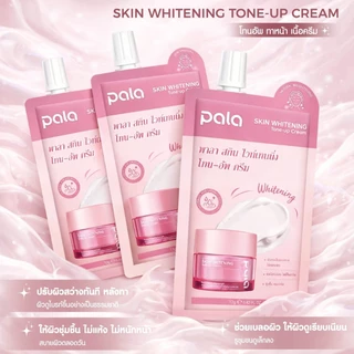 ตะกร้าบริษัท [ 8 g. ] PALA โทนอัพ SKIN WHITENING Tone-up Cream ไม่ทิ้งคราบ แต่งหน้าติดทน