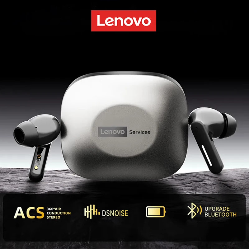 Lenovo LE209 หูฟังบลูทูธ Bluetooth 6.0 | ตัดเสียงรบกวนENC HD | เสียงHi-Fi 360° | อายุแบตละยาว30ชั่วโ