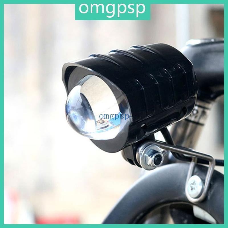 Electric Bike LED Front Light E-Bike  2 in 1 Waterproof Horn Headlight