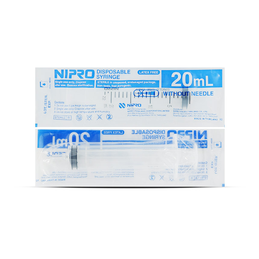 Syringe Nipro 20 ml (ธรรมดา ไม่มีเข็ม) กระบอก 20 ml