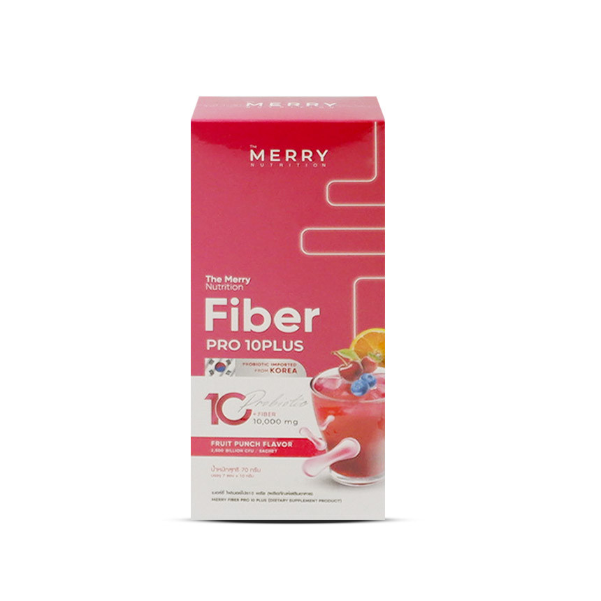 Merry Fiber Pro10 Plus กล่อง 7 ซอง