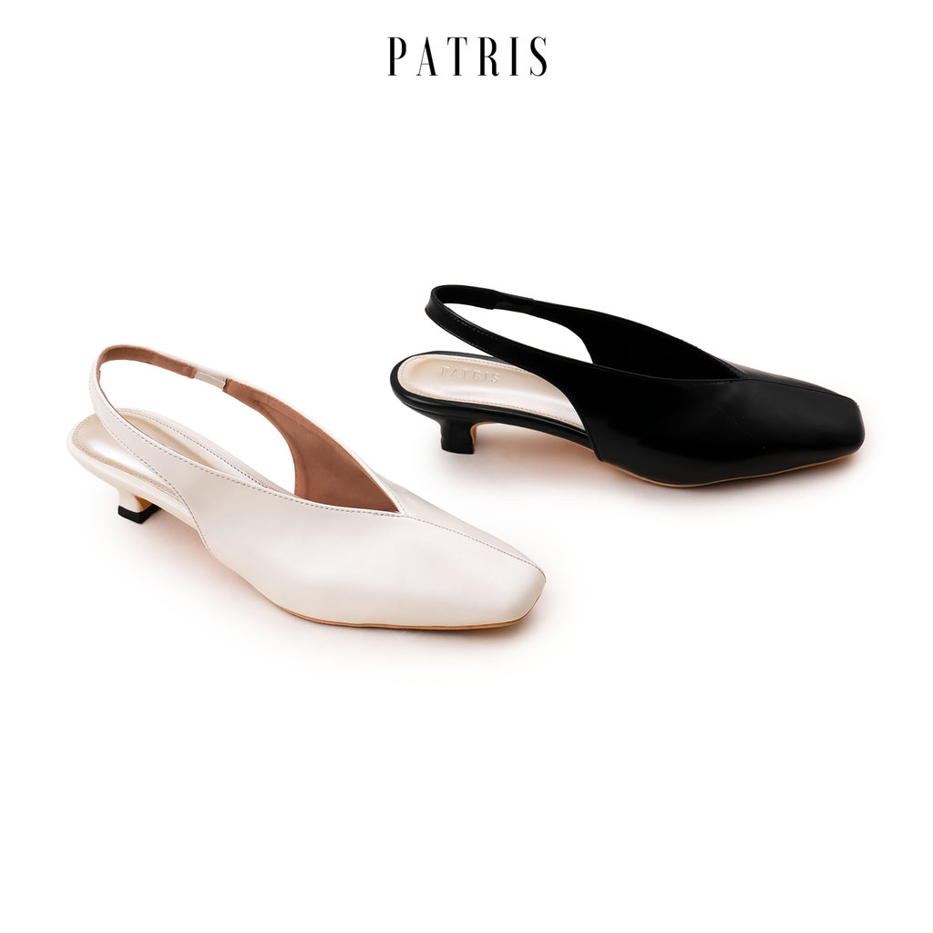 PATRIS Velma Minimalist Mules สําหรับผู้หญิงที่มีรองเท้าส้นสูง 3 ซม