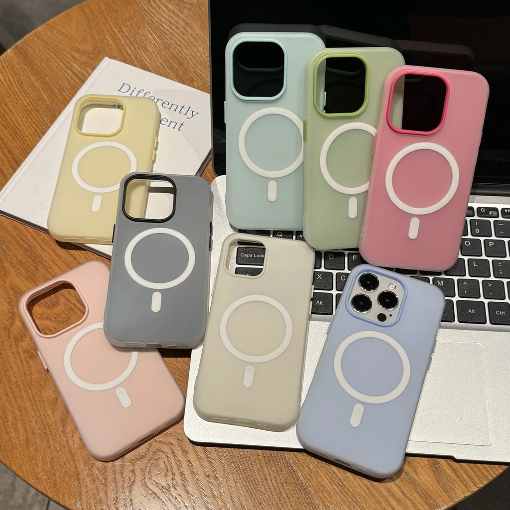 Magnetic เคส เคสไอโฟน 13 for iPhone 11 13 16 17 14 15 PRO MAX iphone 12 15 11 Pro เคสไอโฟน 16 pro max ลูกอม เคสโทรศัพท์