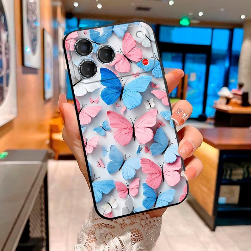 ปลอกสําหรับ ZTE ใบมีด V80 ออกแบบ V80 Vita Nubia Air RedMagic 10 Air Nubia Neo 2 5G Focus 2 Pro Nubia V80 ออกแบบ Z70S Ultra แฟชั่นผีเสื้อซิลิโคนนุ่มฝาครอบป้องกัน - รูปที่ 6