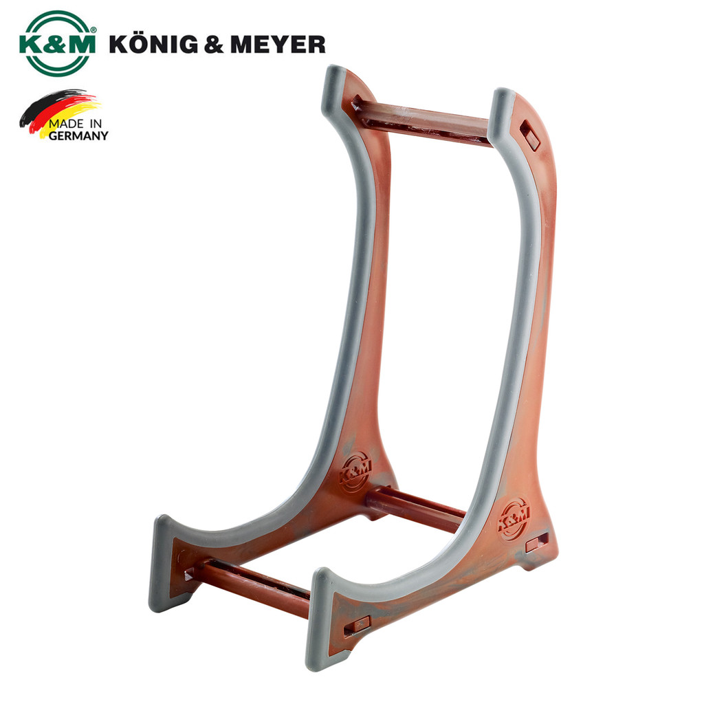 K&M® 15550 Violin Stand & Ukulele Stand ขาตั้งไวโอลิน ขาตั้งอูคูเลเล่ วัสดุพลาสติก พับเก็บได้ เหมาะสำหรับการตั้งโชว์ (Mo