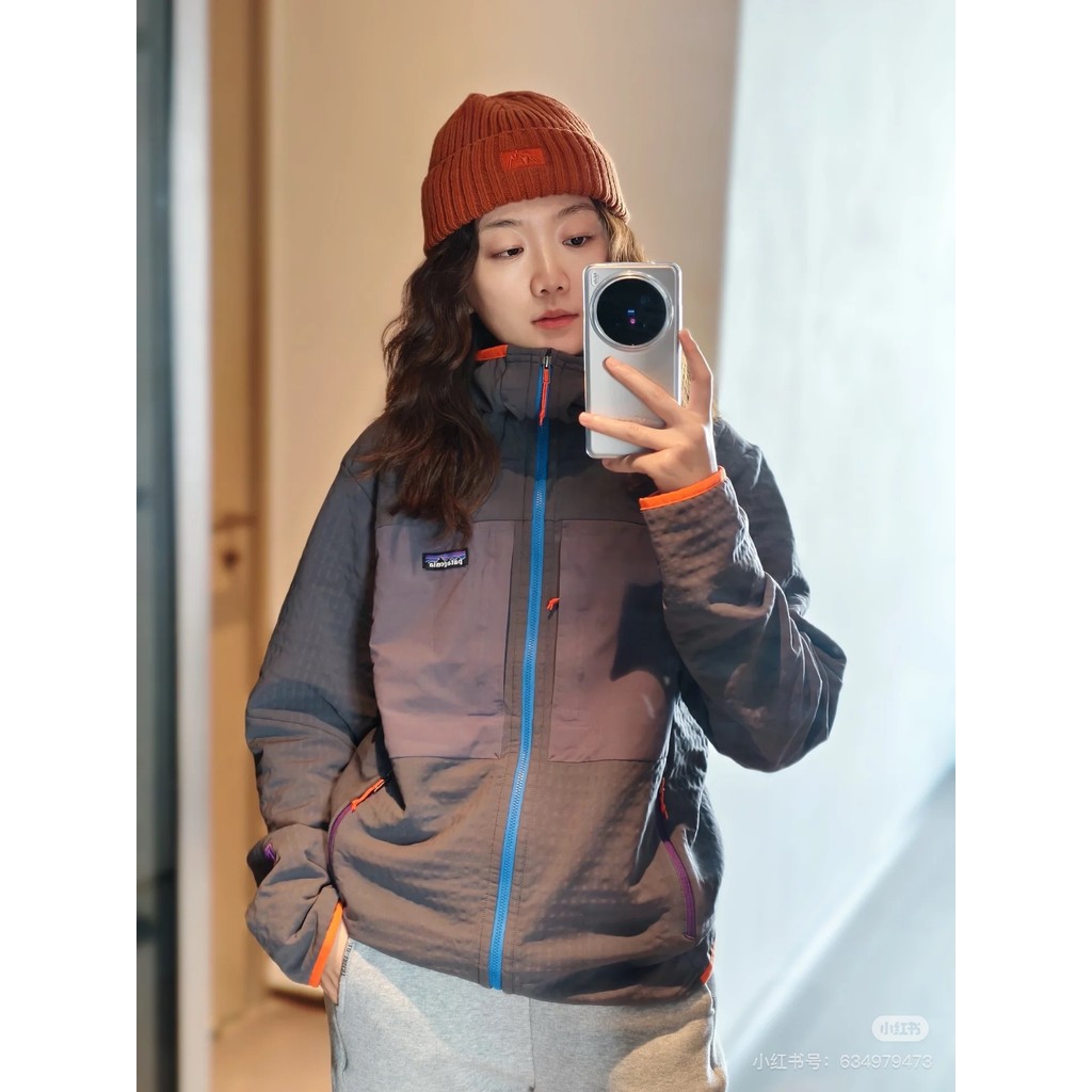 FNNW Patagonia Spring New Sports Casual Zipper Jacket Unisex Loose Hooded Jacket