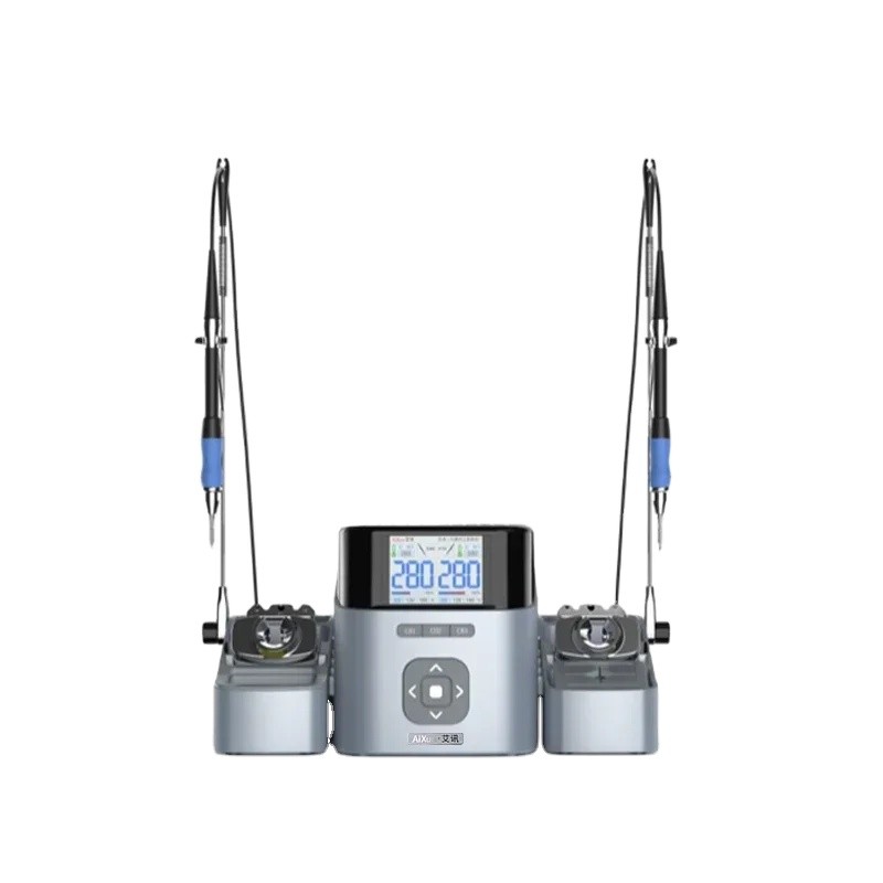 T420D Aixun สถานีเชื่อมคู่อัจฉริยะพร้อมที่จับที่นั่ง T245 T210 T115 200W เคล็ดลับเหล็ก PCB BGA ซ่อม