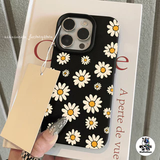 ดอกไม้สวย เคสไอโฟน11 เคส iphone 16 Pro Max 8 7 Plus XR 11 17 12 13 14 15 16 17 Pro Max เนื้อหนัง Case เคสไอโฟนหรูหราไฮโซ