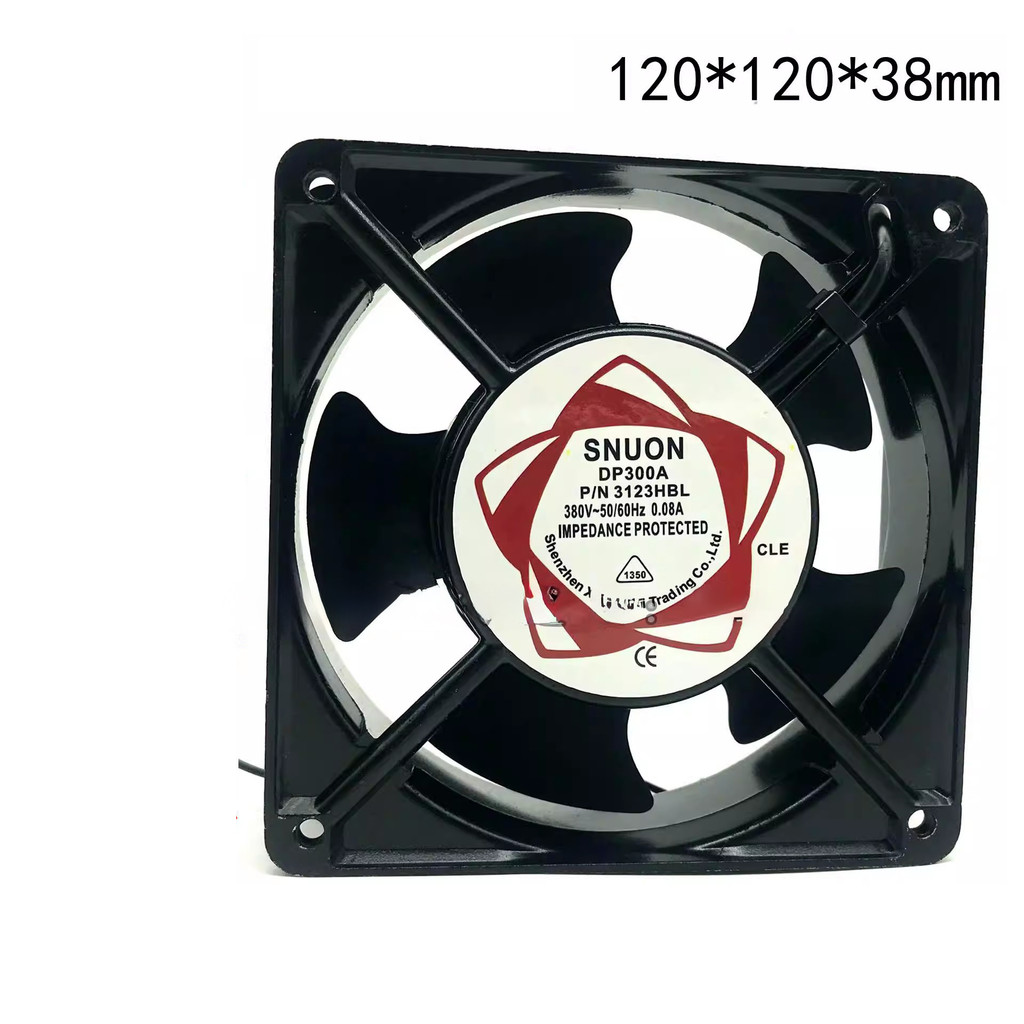 ยี่ห้อใหม่ Jianzhun SUNON DP300A P/N 3123XBL XSL HSL HBL12CM 380V พัดลม
