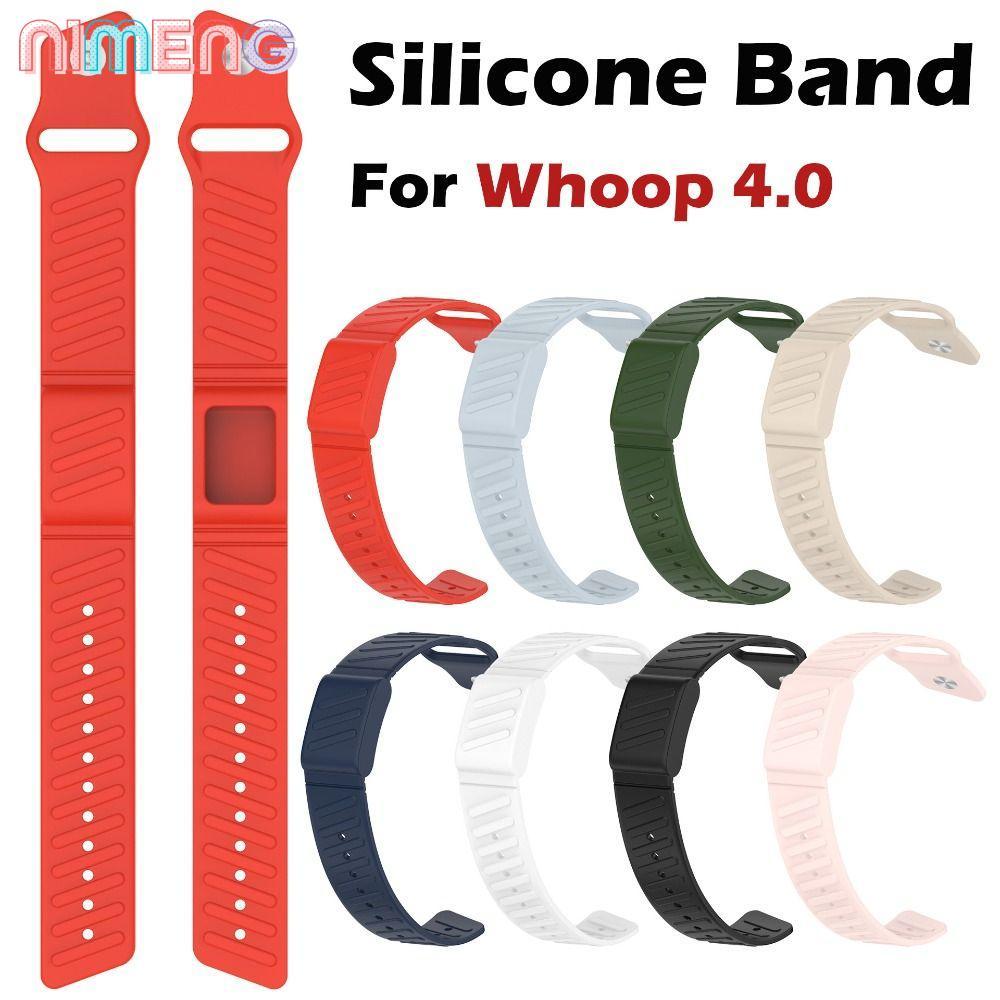 NIMENG Fitness Band,ซิลิโคนปรับสายรัด,คุณภาพสูงนุ่มBreathable Protector Trackerสําหรับ Whoop 4.0 สําหรับผู้หญิงผู้ชาย
