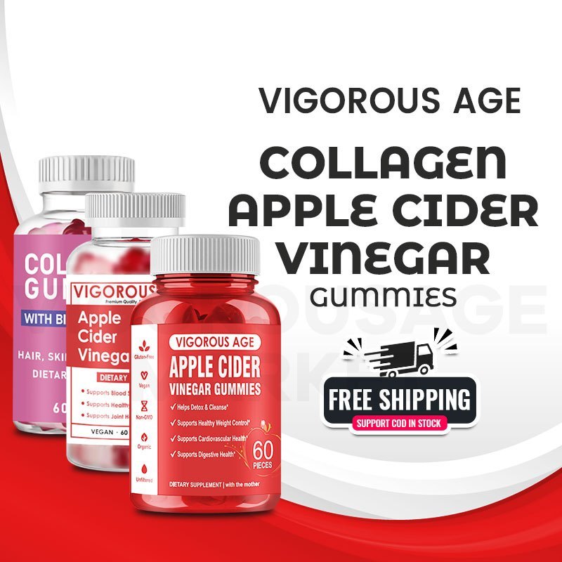 Apple Cider Vinegar ming Gummies คอลลาเจน gumi 60 นับ Being ควบคุมน้ําหนัก