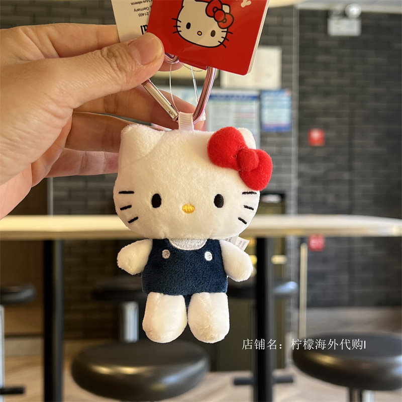 จี้ซานริโอแท้ของญี่ปุ่น Jisoo Jisoo Same Style hellokitty Love Buckle Doll Bag Pendant