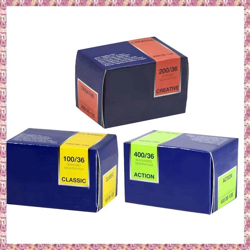 [VCPR] สีดําและสีขาว 135 ฟิล์ม 100 200 400 ISO Classic 36 ม้วนแสง Subpackage สําหรับ M35 H35 H35N กล