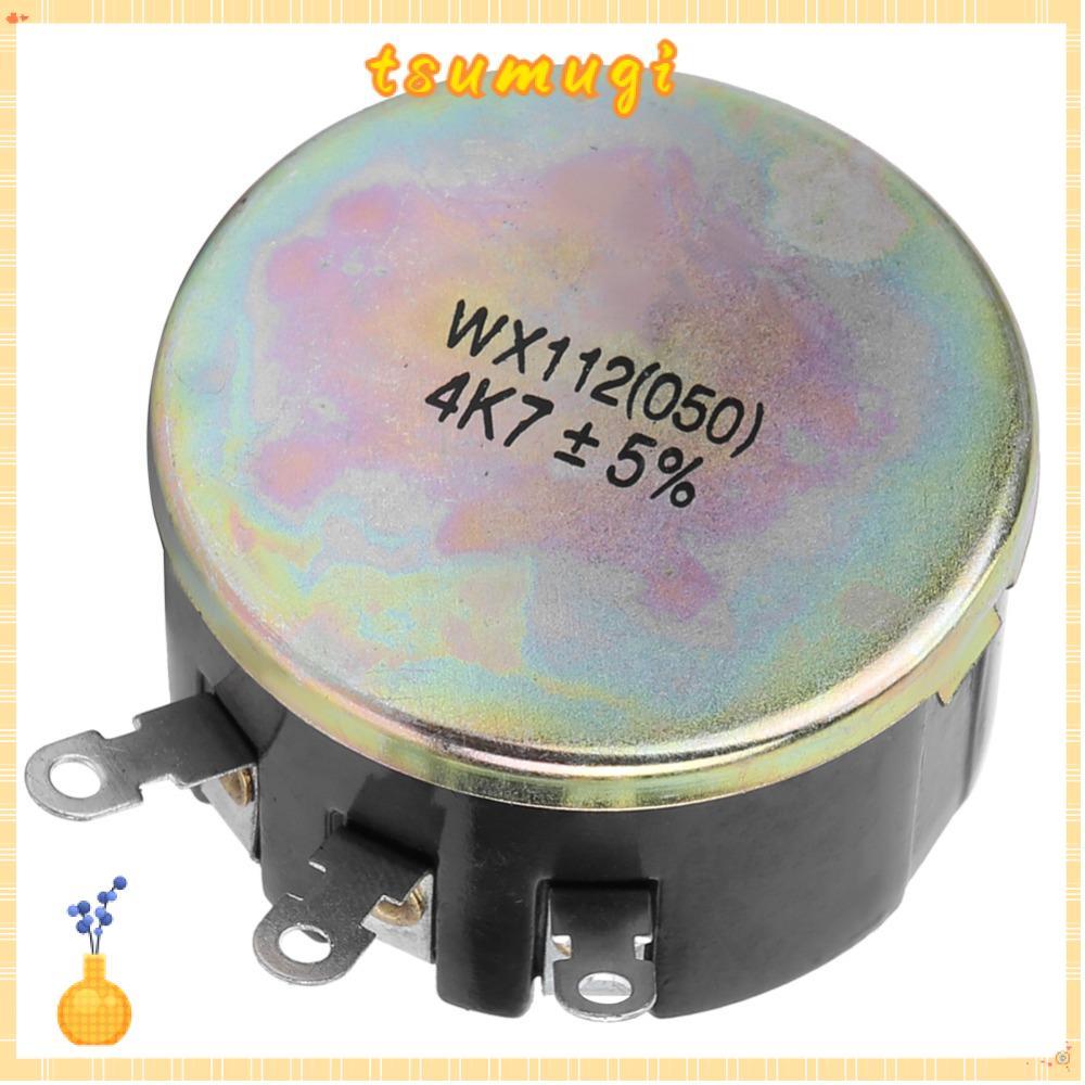 TSUMUGI Potentiometer,วงกลมเดี่ยวเลี้ยวลวดWx112(050) 4.7Kปรับ Potentiometer,Precision Component 5w W