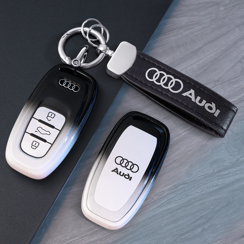 2025 Audi a6l ฝาครอบกุญแจ a6 Gradient q8 แพ็ค a4l รถ a3l รถ q5l เฉพาะ a7 เปลือก q3 หัวเข็มขัด q7 ชาย
