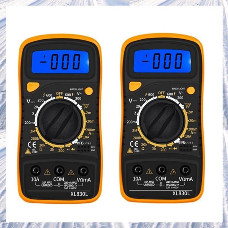 มัลติมิเตอร์แบบดิจิตอลแบบใช้มือถือมิเตอร์ LCD การบํารุงรักษาที่บ้านมัลติมิเตอร์แบบดิจิตอลสูง XL830L