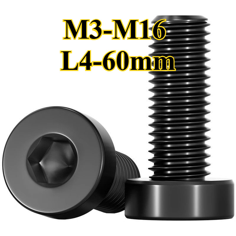 น็อตหัวจมบาง เกลียวมิล ตลอด  สกรู เกรด 12.9 /Hexagon Socket Head Cap Screws Low Head 12.9 DIN7984 M3