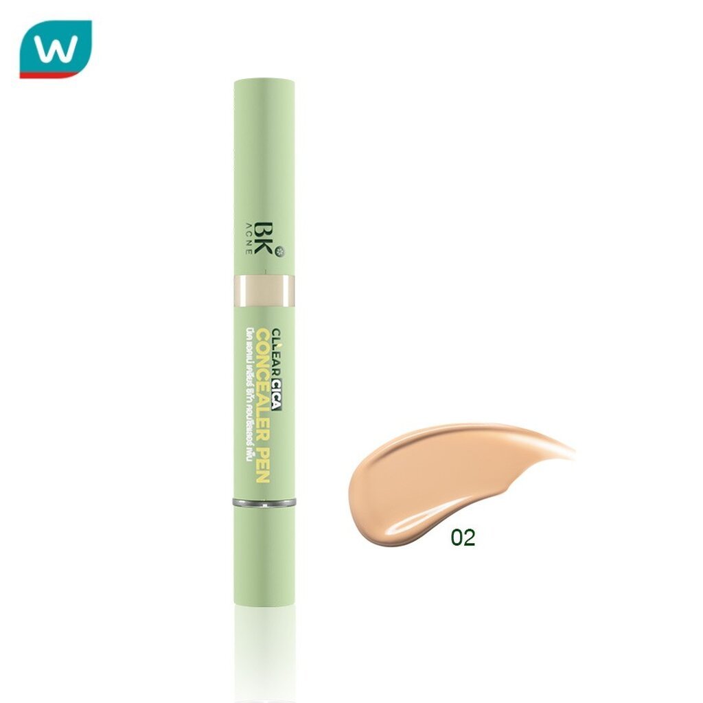 BK Acne บีเค แอคเน่ เคลียร์ ซิก้า คอนซีลเลอร์ เพ็น สี 02 ขนาด 4 กรัม