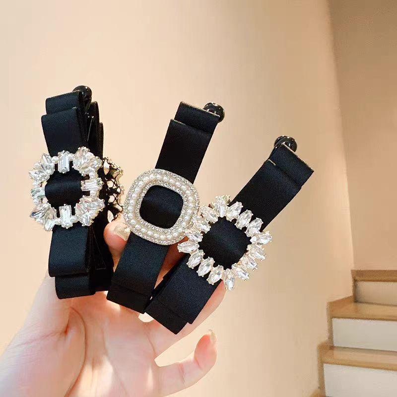 ยางรัดผมแฟชั่น korea ยางรัดผม ประดับคริสตัล ทำด้วยมือ จัดส่งจากประเทศไทย - รูปที่ 5