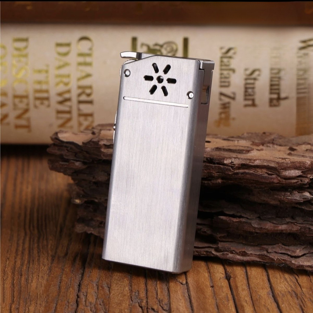 Shengge ไฟแช็กไทเทเนียมรุ่นใหม่ ดีไซน์บาง พับได้ ใช้งานง่าย พรีเมียม