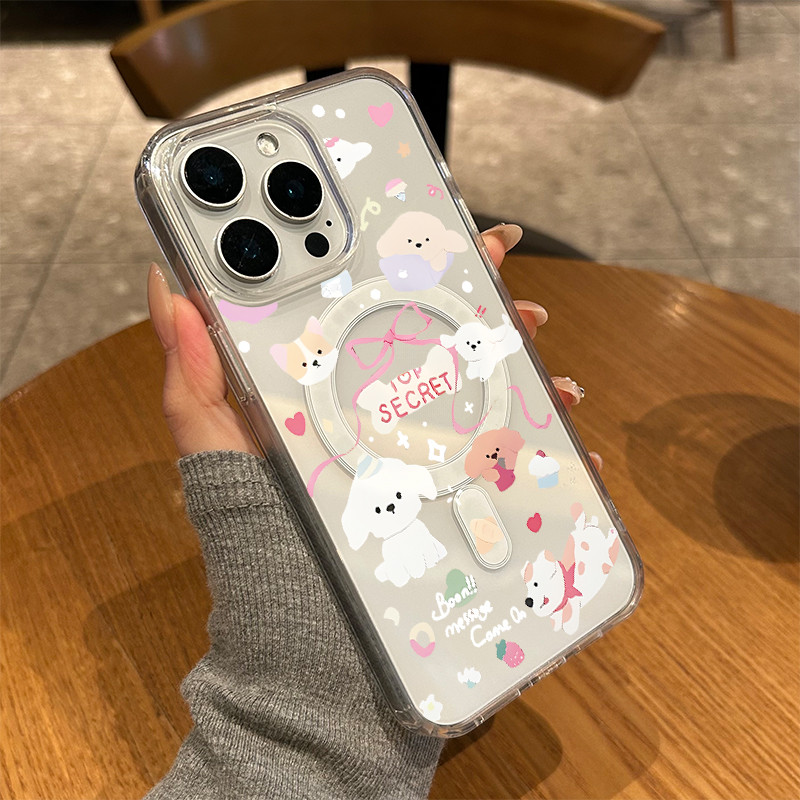 เข้ากันได้สำหรับ iPhone เปลือกดูดแม่เหล็ เคสไอโฟน สำหรับ 17pro 13 14plus 15 PRO max XR 12 13pro 7P 17promax 16pro xsmax - รูปที่ 7