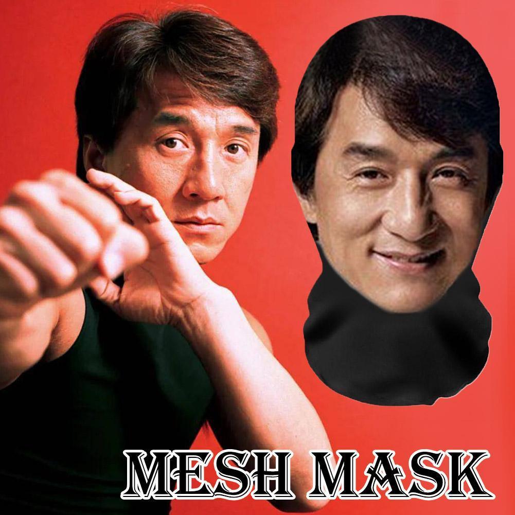 หน้ากากตาข่ายที่สมจริงหมวกไหมพรมดาราเล่นตามบทบาทหน้ากากใบหน้าอุปกรณ์ประกอบฉากสนุกเครื่องแต่งกาย ยู0ก0