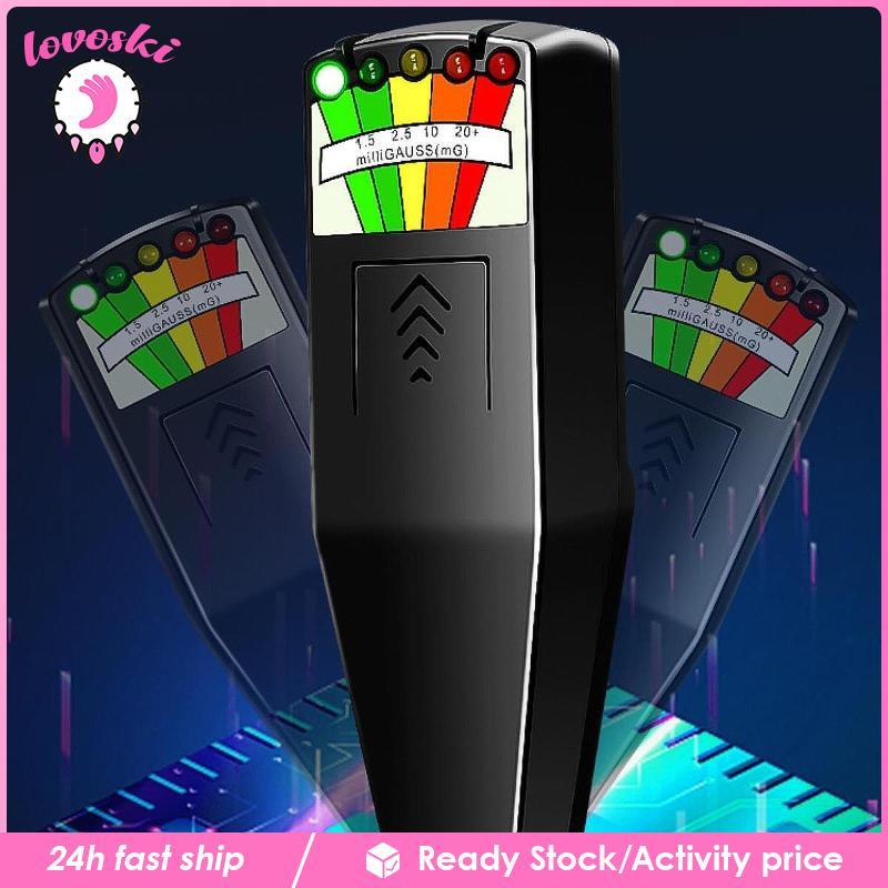 [Lovoski] EMF Detector เครื่องทดสอบสนามแม่เหล็กไฟฟ้าสําหรับ Home Office Power Lines