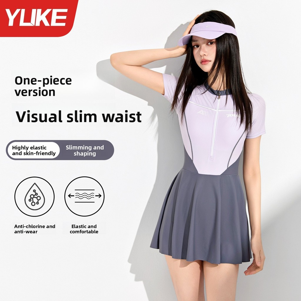 YUKE ชุดว่ายน้ำหนึ่งชิ้นสตรี 2026 ควบคุมท้อง สำหรับไซซ์บวก พูลและฤดูร้อน