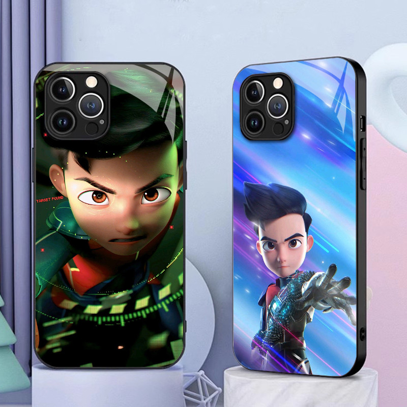 Ejen Ali The Movie 2 01 แก้วเคสโทรศัพท์สําหรับ IPhone 16 15 14 13 12 11 Pro XR XS Max Plus Mini X XR