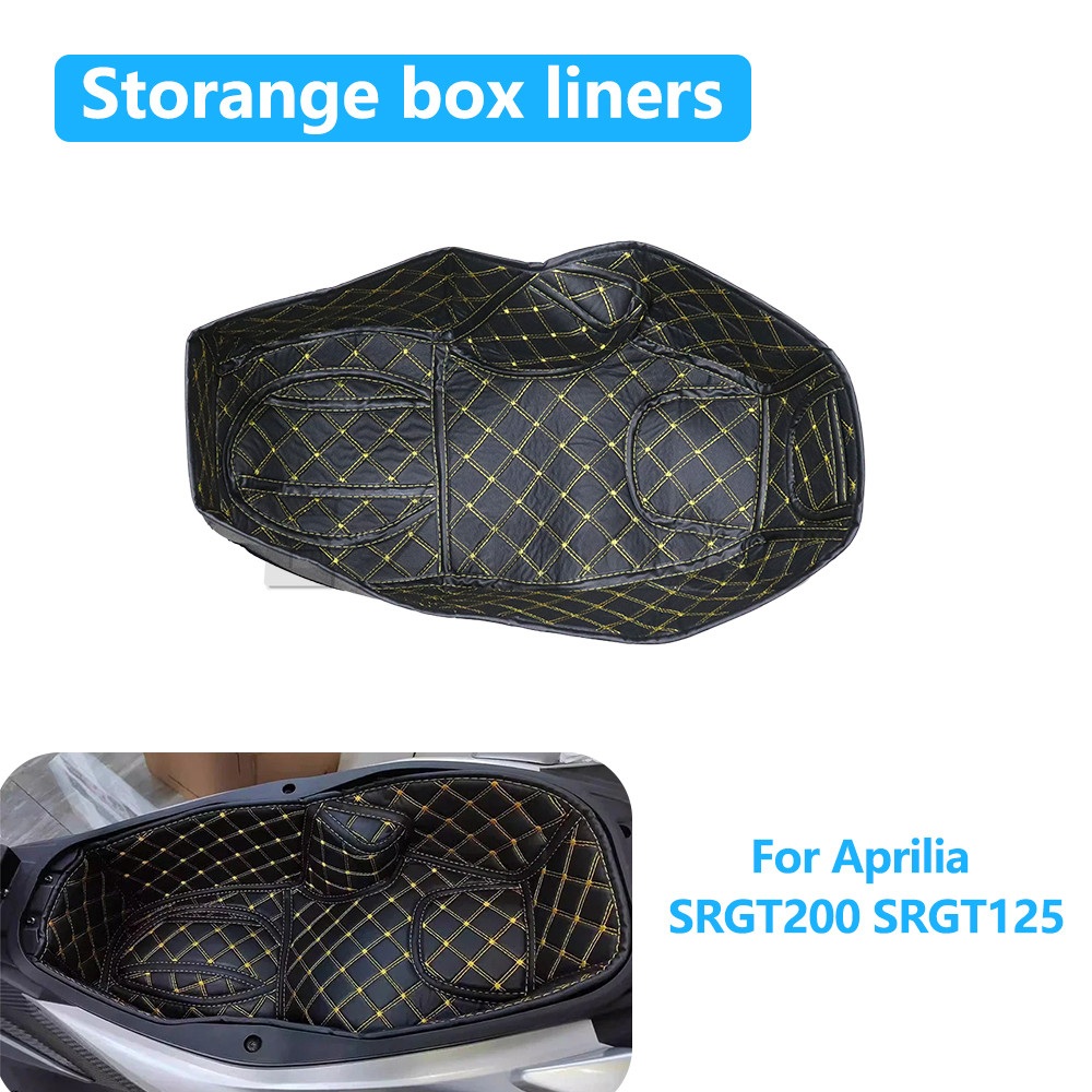สําหรับ Aprilia SRGT 200 125 SRGT200 SRGT125 SR GT รถจักรยานยนต์ด้านหลังเบาะด้านในที่นั่งถังกระเป๋าเ