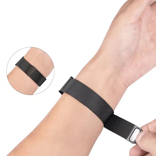 22mm 20mm ห่วงสาย Milanese แถบโลหะสแตนเลส for Redmi Watch 5 Active Lite/Samsung Watch/Garmin/Aolon/Realme /Amazfit Bip 6