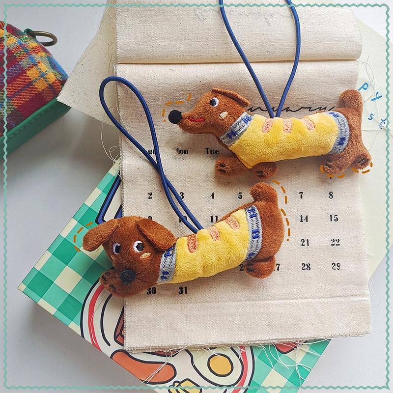 Mha】ตุ๊กตาผ้าพลัฌตัวการ์ตูนตุ๊กตายัดนุ่นรูปลูกสุนัขกระเป๋าเป้สะพายหลังมีจี้ห้อยกระเป๋าน่ารักของตกแต่