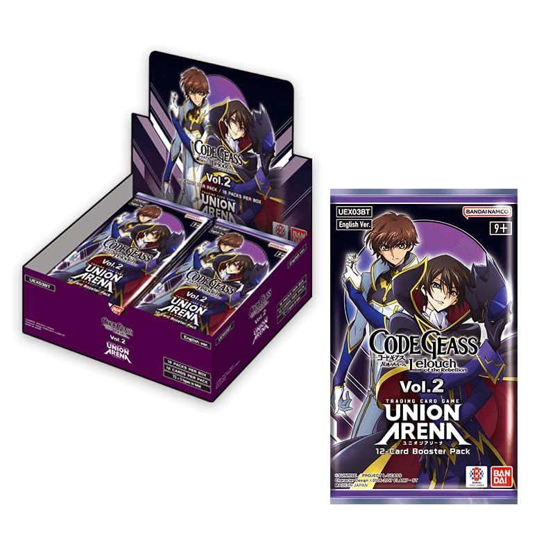 Union Arena Card Game Booster Box Code Geass: Lelouch of the Rebellion Vol. 2 (UEX03BT) - 16 Packs