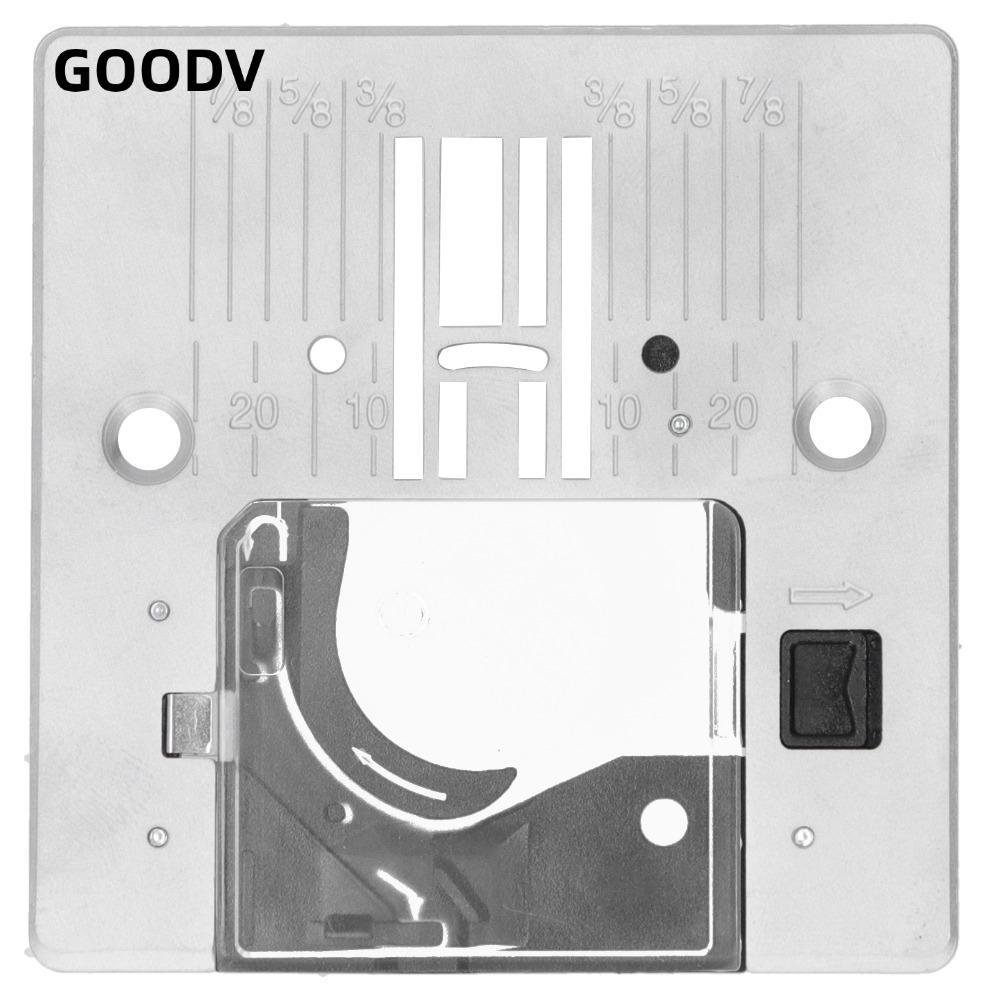 GOODV แผ่นเข็มเปลี่ยน, H20A ฝาครอบโปร่งใสเย็บเข็ม, เหล็ก 80HP/60HR/70/9050/91 เข็มคอแผ่นสําหรับ 80HP