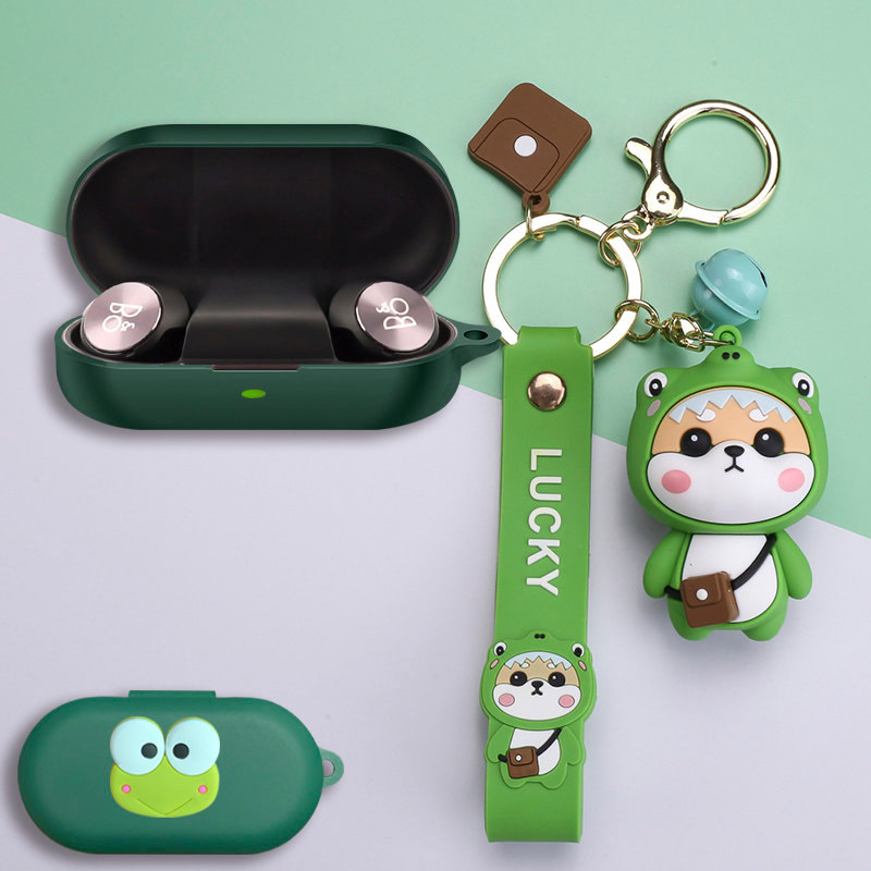 เหมาะสําหรับ B & O Beoplay EQ หูฟังบลูทูธป้องกันกรณีการ์ตูนน่ารัก eq Active Noise Cancelling หูฟังป้