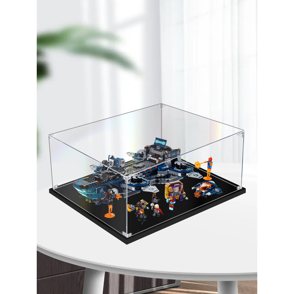 [กล่องแสดงโปร่งใส] เวนเจอร์ส ท้องฟ้า ผู้ให้บริการ กล่องแสดงอะคริลิเหมาะสําหรับเลโก้ 76153 กล่องป้องก