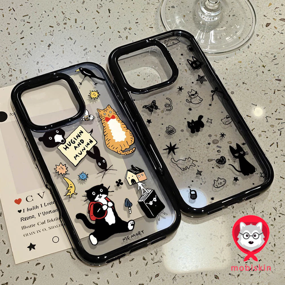 เคสโทรศัพท์ สำหรับ iPhone 13 11 15 16 pro max Case iPhone 11 12 17 pro max 15 14 pro max อะคริลิค 2 in 1 ดอกไม้ สัตว์