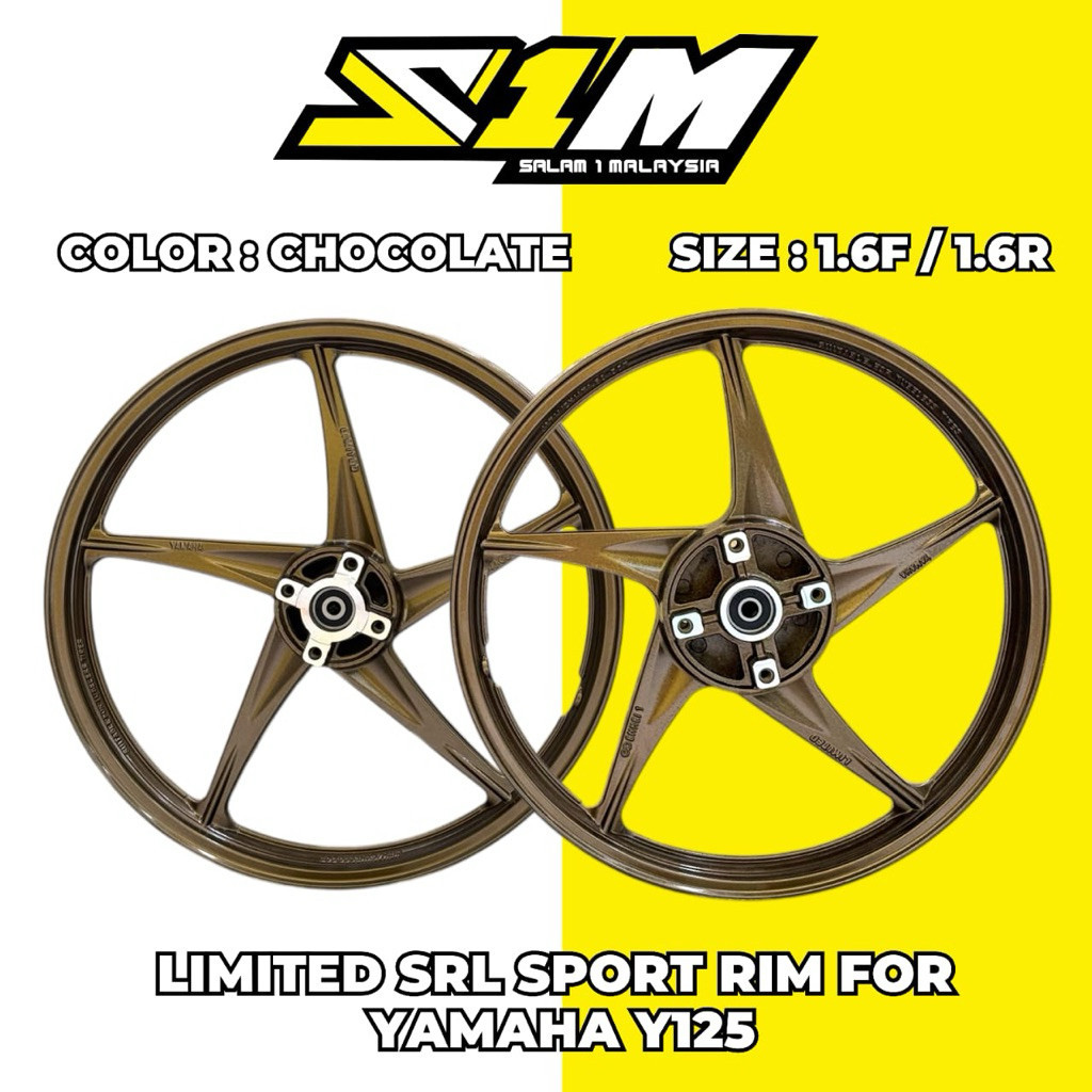 (S1M) (SPECAIL SE)(5 Batang 555 LIMITED) Sport Rim 3 Batang Sportrim coco SE y125 y125zr lc135 v8 Li