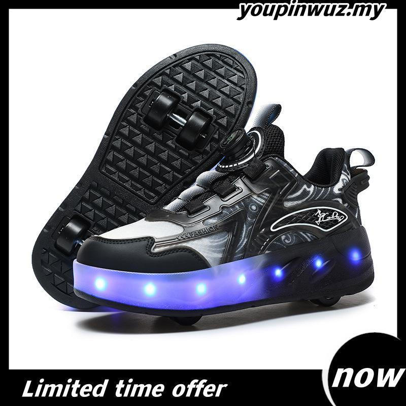 รองเท้าล้อเดียว Heelys สำหรับผู้ชาย ผู้หญิง และเด็ก ขนาด: 27 - 43