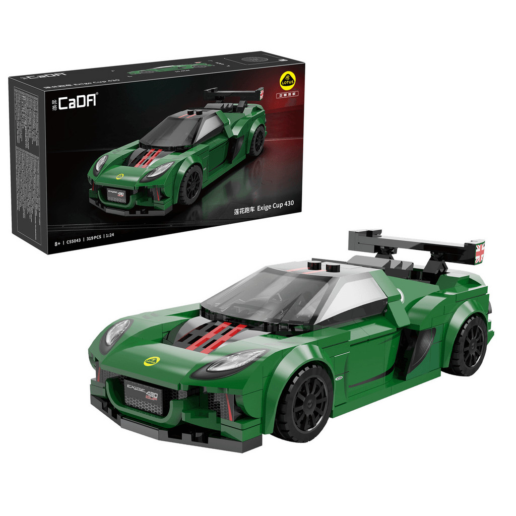 CaDA Racers อิฐ Lotus Cup 430 Exige C55043 (319 pcs) 1:24 ใบอนุญาตอย่างเป็นทางการ Building Blocks ของเล่นของขวัญ