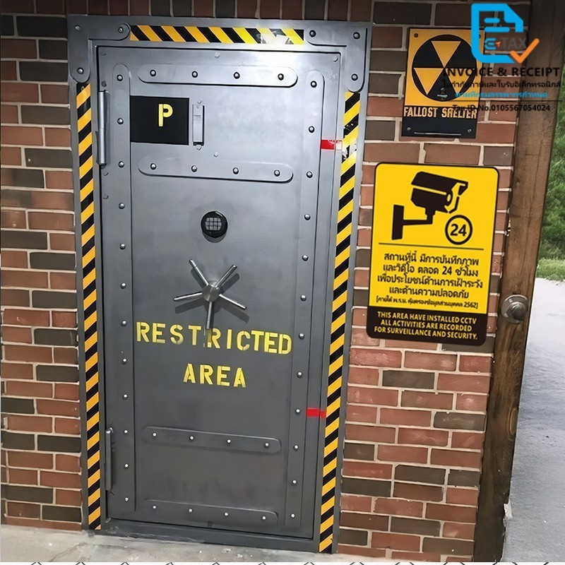 สติกเกอร์กล้องวงจรปิด ป้ายกล้องวงจรปิด 3M แท้ ป้ายCCTV 24 ชม.คุณภาพพรีเมียม 20x15cm