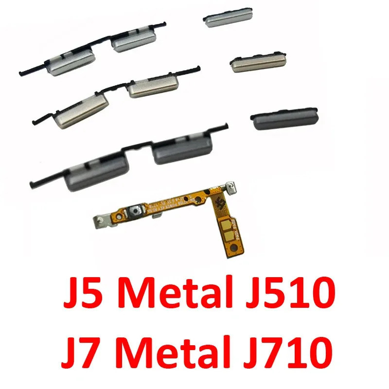 สําหรับ Samsung Galaxy J5 J7 โลหะ 2016 J510 J710 J510F J510FN J510H J510M J510MN โทรศัพท์กรอบปริมาณป