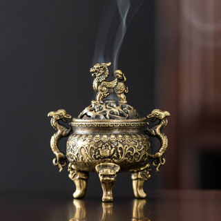 กระถางธูป 3 ขา กระถางธูปสามขาโลหะผสมย้อนยุคสร้างสรรค์ กระถาง…