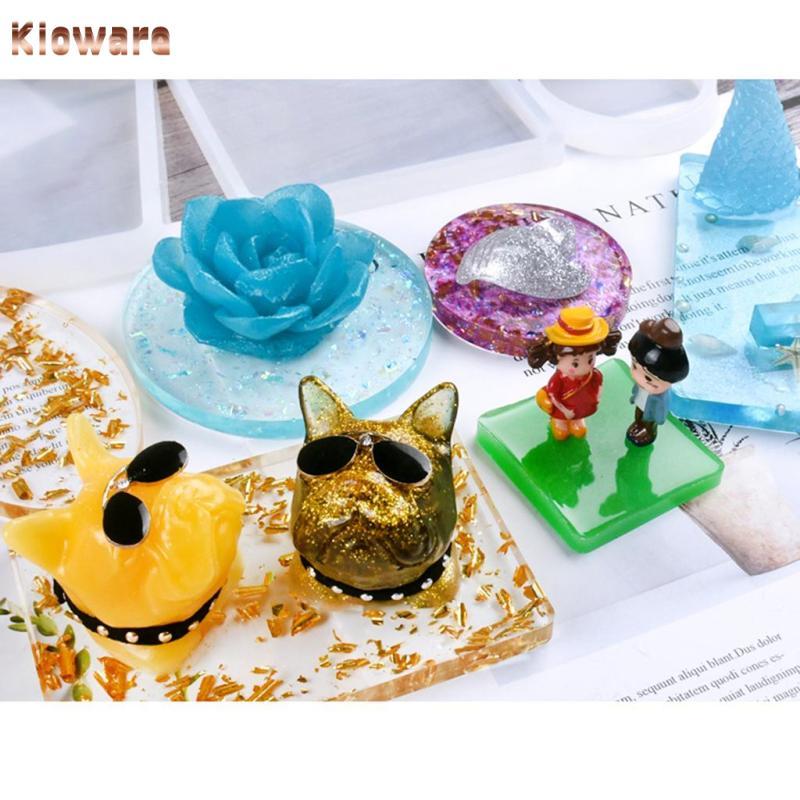 [Kloware] แม่พิมพ์ทรงเหลี่ยมซิลิโคนขนาด 6 ซม. สำหรับทำเรซินและถ้วย DIY