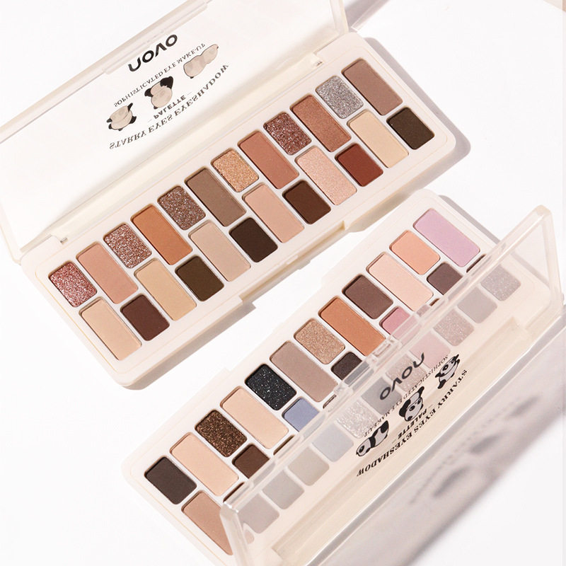 ไฮไลท์ อายแชโดว์ NOVO NOVO Galaxy Eyeshadow Palette One Palette 24 สีแมทช์ง่ายทุกวันแต่งหน้าหลากสีช่