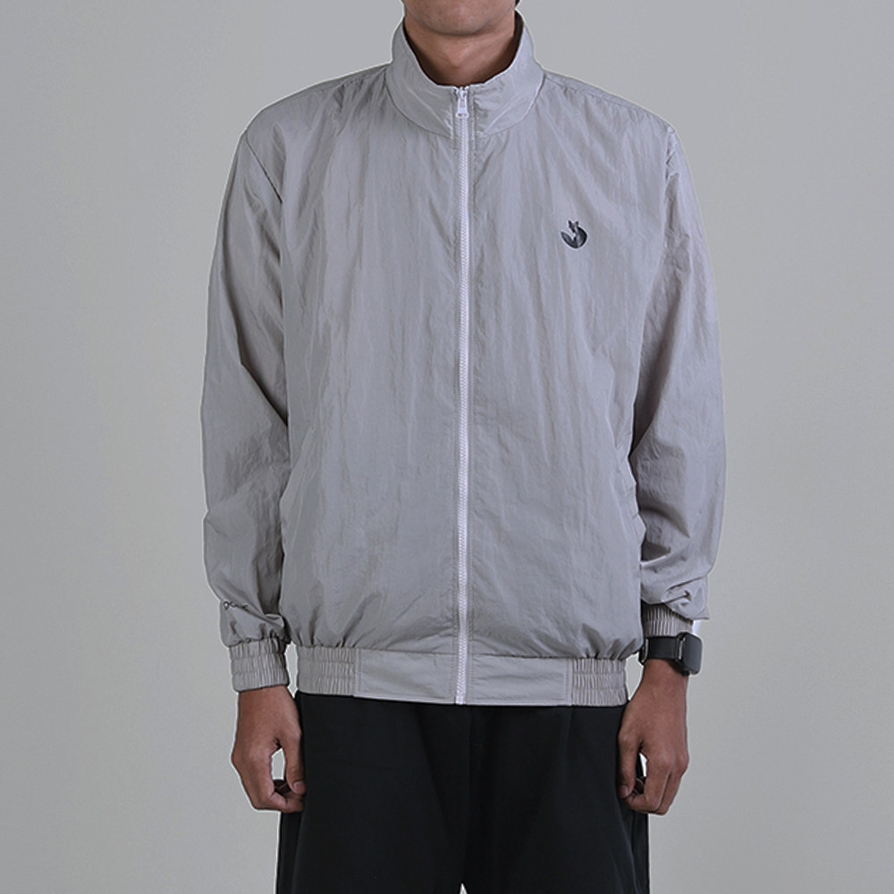 Welldone Track Jacket Crinkle - Mako Grey Unisex