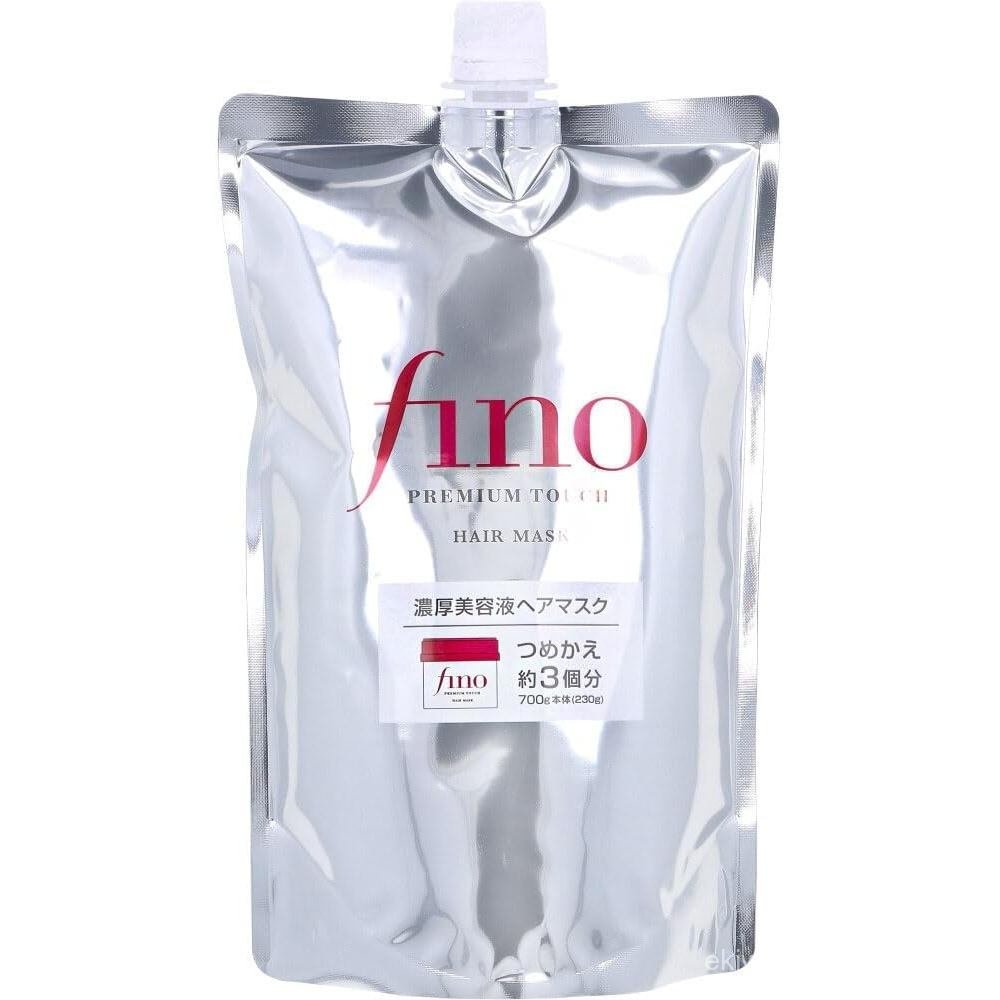 【นำเข้าจากญี่ปุ่น】fino มาส์กบำรุงผมสูตรซึมซาบล้ำลึก ขนาดรีฟิล 700 กรัม ซองรีฟิลมาส์กบำรุงผมซ่อมแซมล้ำลึก