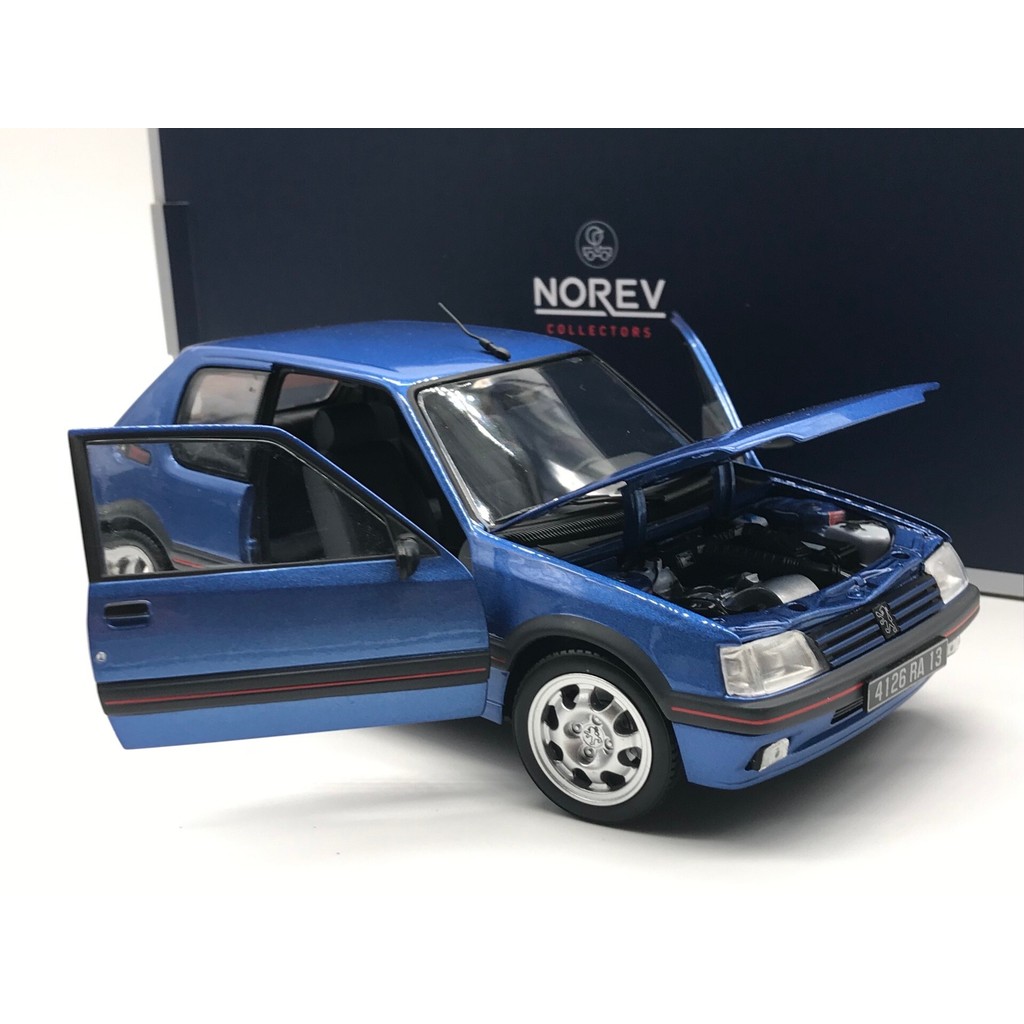 NOREV NOREV Peugeot Peugeot 205 GTI 1/18 Blue Original Package
